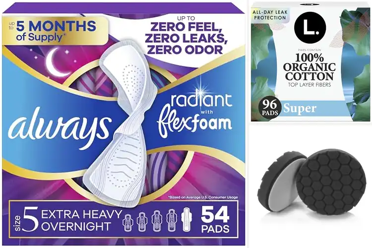Detailed view of Best 5-Layer Pads: Soft, Fast-Working Comfort for Daily Care