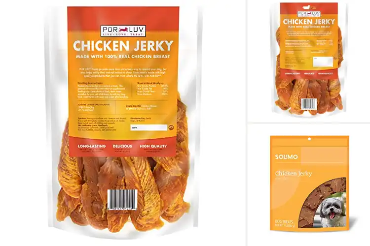 Detailed view of Best Chicken Jerky Dog Treats: Happy, Healthy Pups