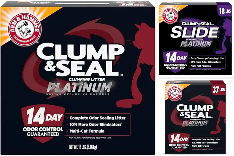 Detailed view of Best Clump & Seal Technology For Odor Lock