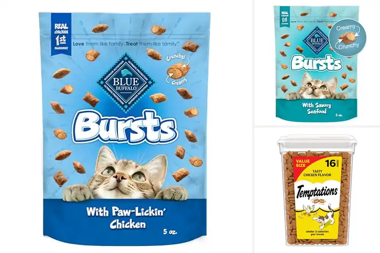 Detailed view of Best Crunchy Cat Treats: Tasty, Low-Calorie Dental Delights