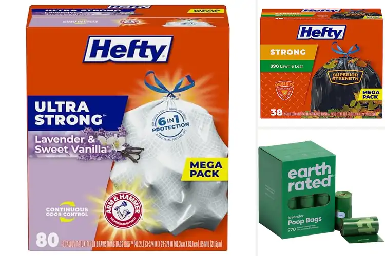 Detailed view of Best Extra Thick Waste Bags