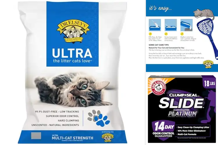 Detailed view of Best Hard Clumping Clay Litter