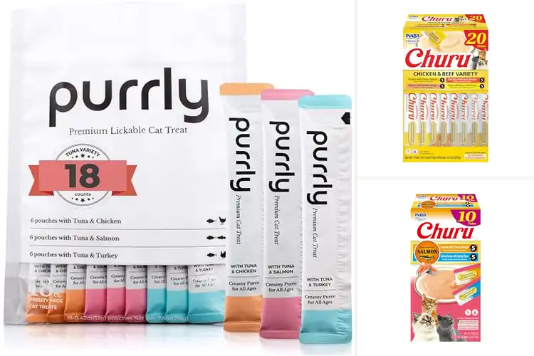 Detailed view of Best Low Calorie Cat Treats Purées