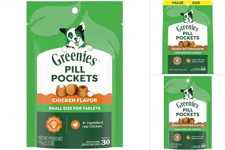 Detailed view of Best Low Calorie Treat Pill Pockets