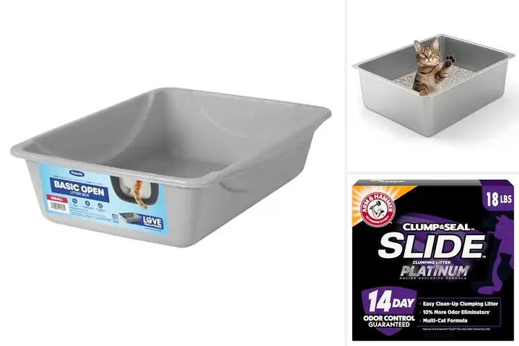 Detailed view of Best No-Scrub Litter Boxes