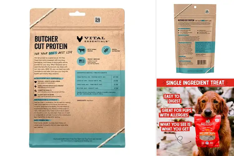 Detailed view of Best Premium Raw Beef Liver Treats