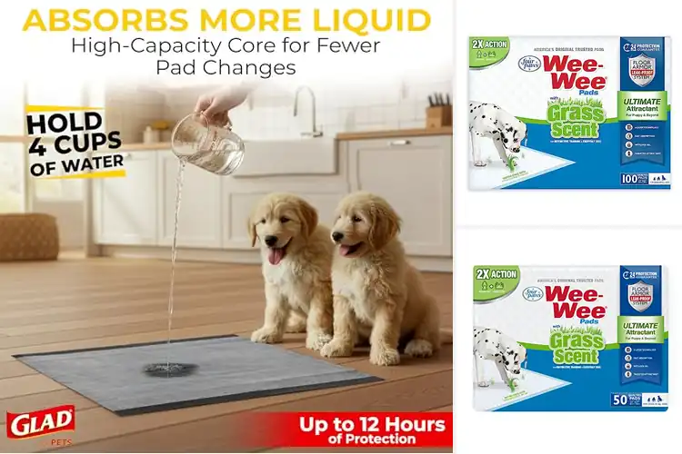 Detailed view of Best Puppy Training Pads with Attractant