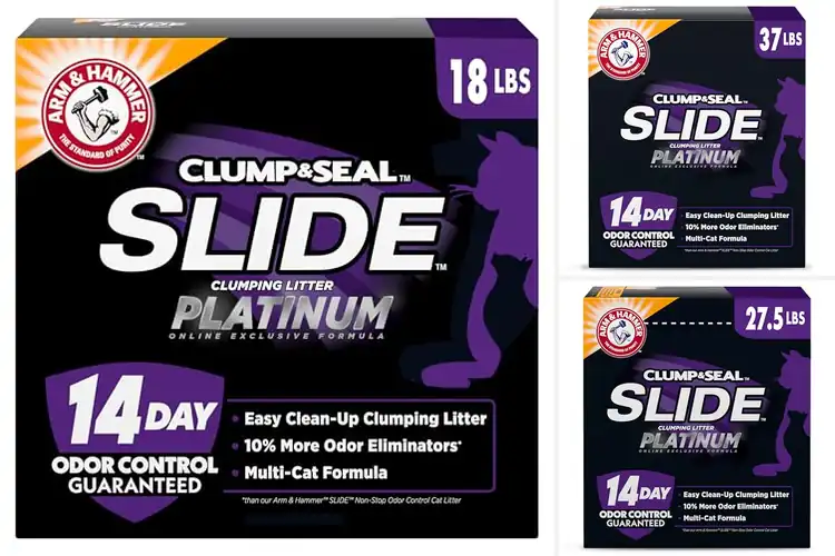 Detailed view of Best Slide Cat Litter